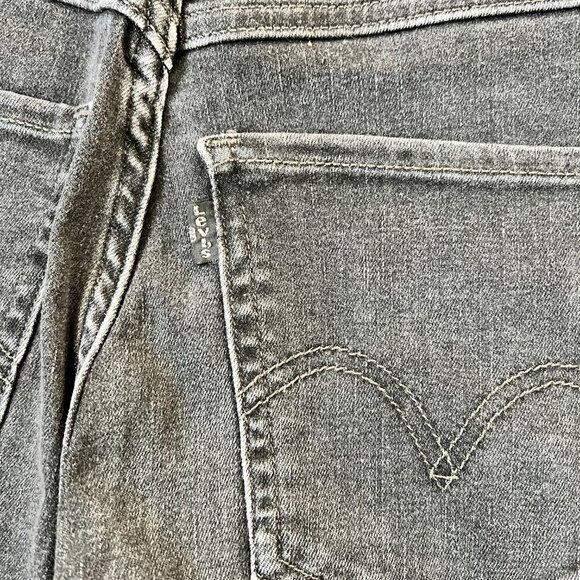 Levi's Mile High Super Skinny Black Jeans Sz 26 - Picture 11 of 11